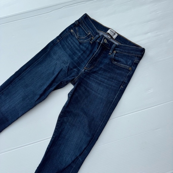 Agolde Sophie high rise skinny crop Deep Indigo Jeans - Picture 9 of 10